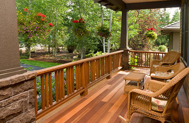 Cedar Decking in Bell Gardens